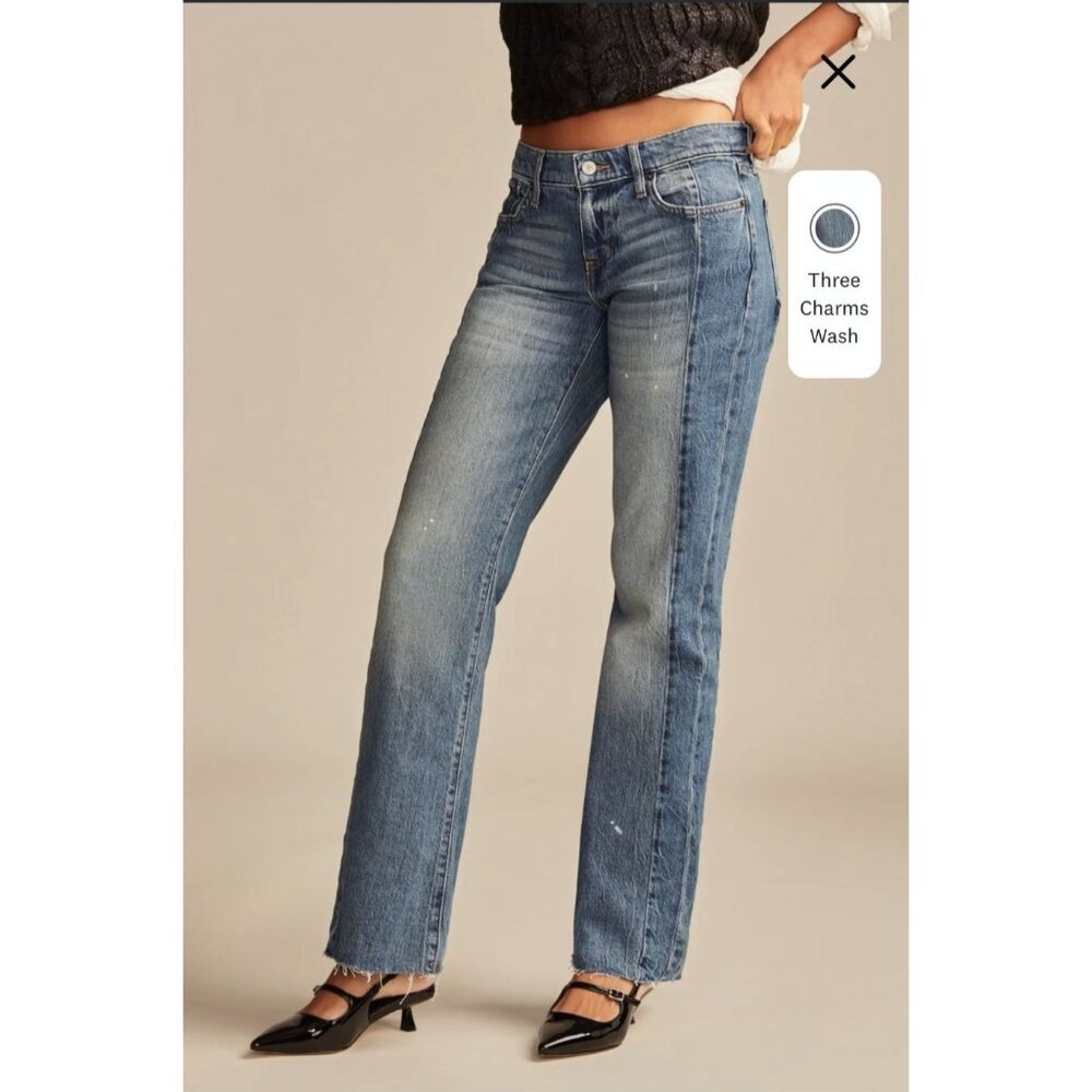 NWT Lucky Jeans Size 18 / 34 Legend Easy Rider Boot Cut Medium Wash Three Charms - Picture 16 of 16